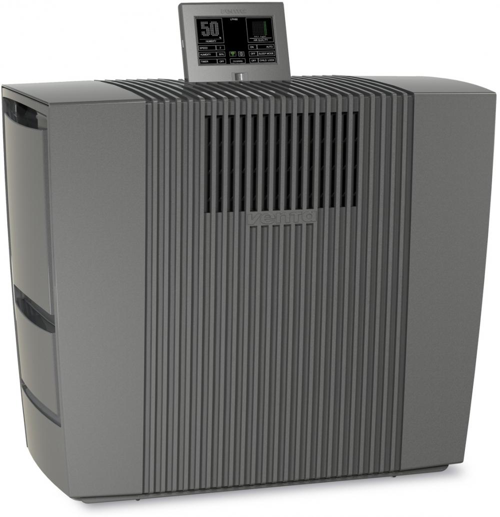 Автономная система очистки и увлажнения воздуха для крупных помещений Venta LPH60 (цвет черный/белый)